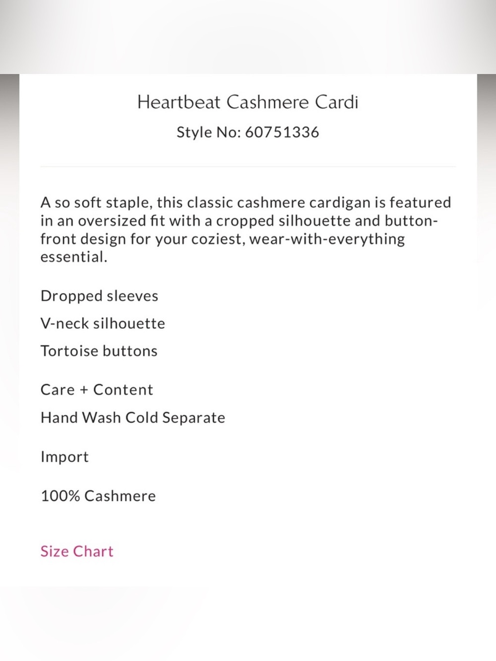 Free People Heartbeat Cashmere Cardi Sweater - Picture 9 of 9